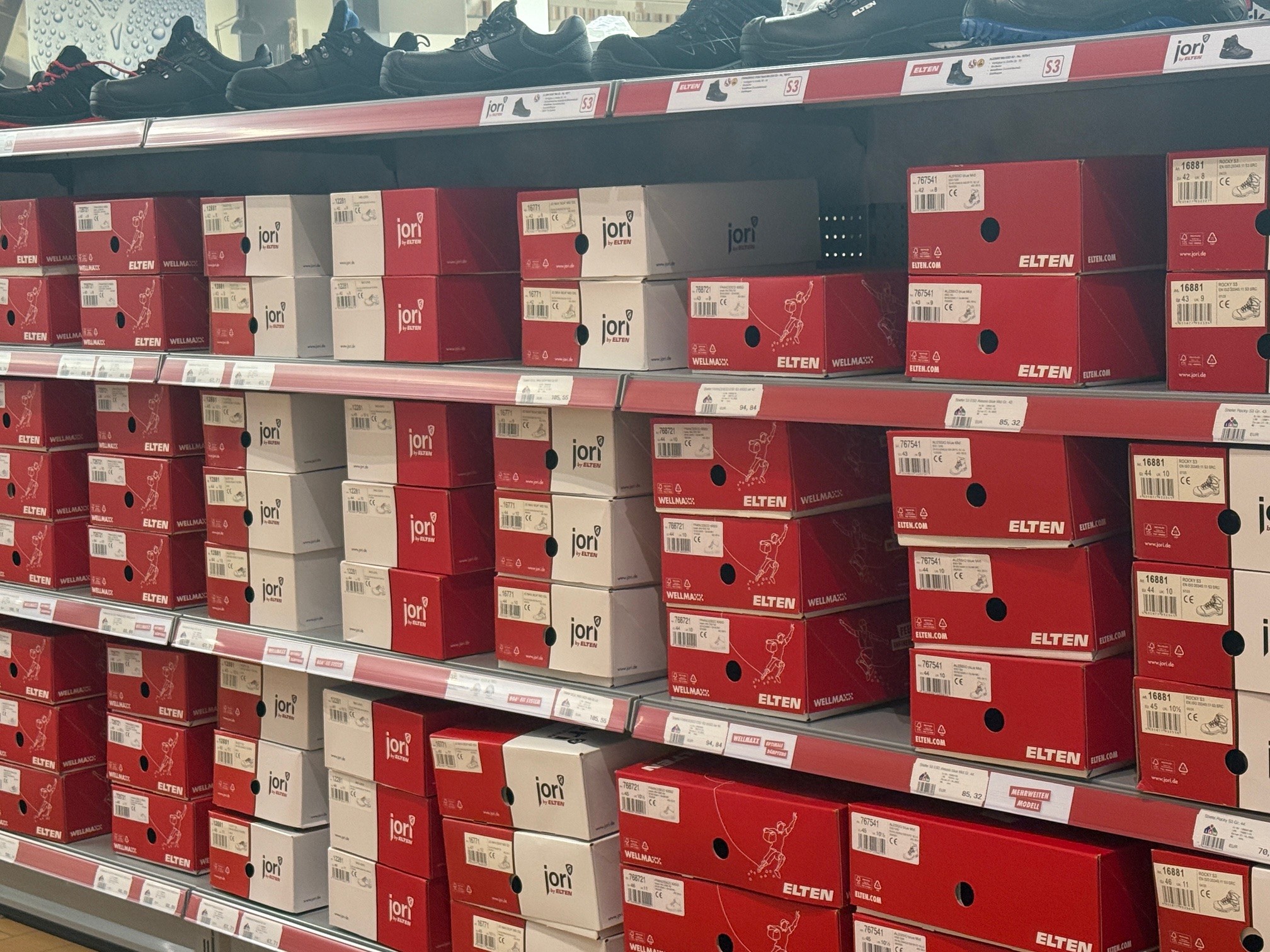 20 % Rabatt auf alle vorrätigen Arbeitsschuhe von ELTEN – nur solange der Vorrat reicht!